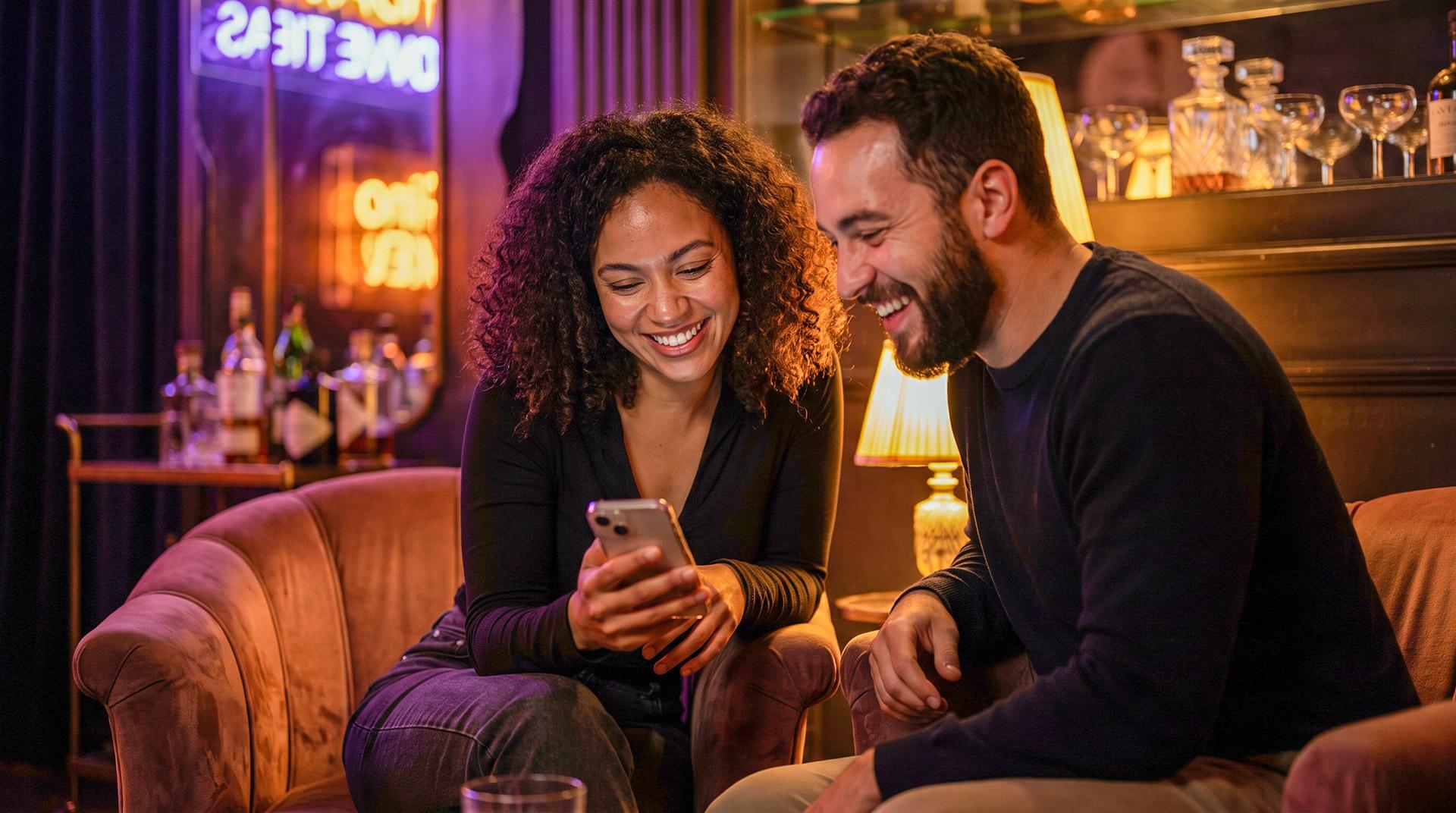 Couple connecting